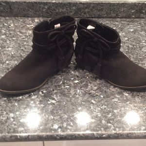 Rampage women's black short ankle boots